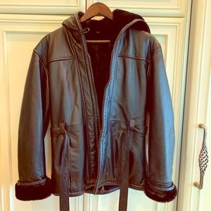 Wilson’s leather fur coat